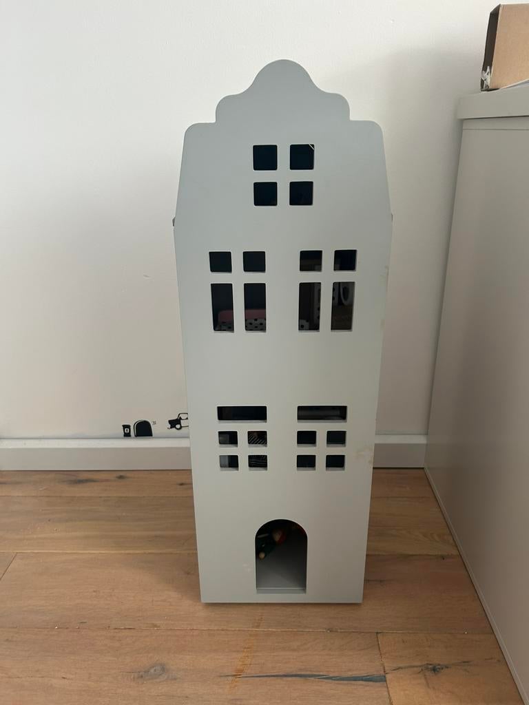 HEMA Poppenhuis: Grachtenpand zgan, Ophalen, Zo goed als nieuw, Poppenhuis