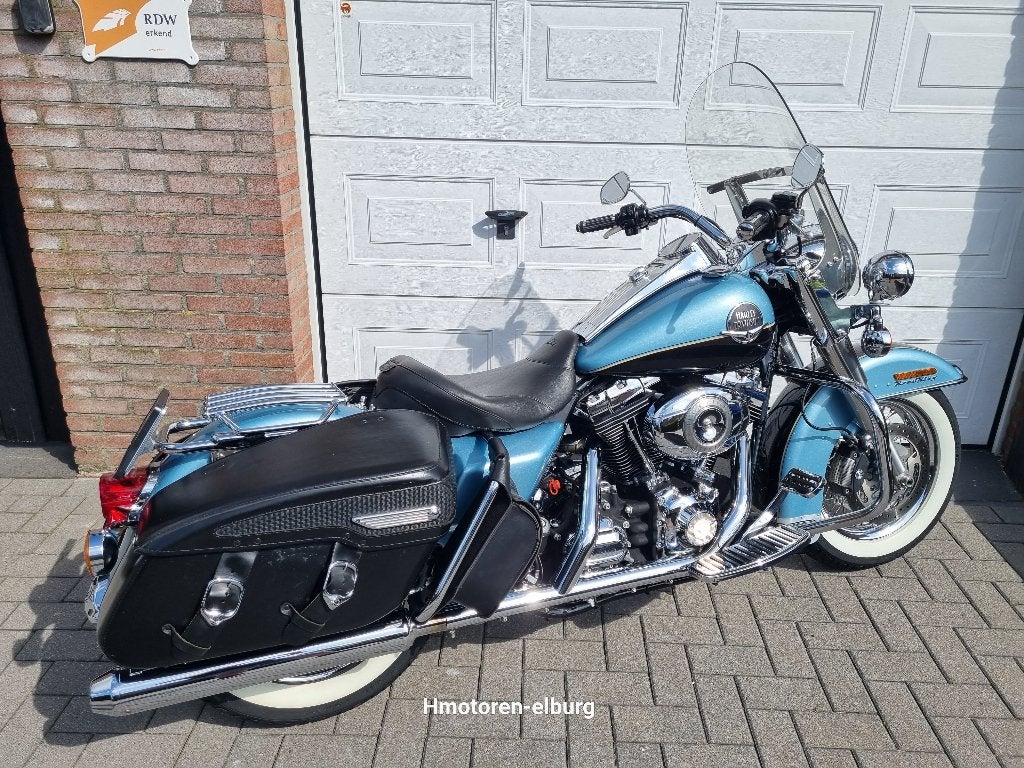 Road King 2008- NL motor: Kleur Suede Blue Pearl/Vivid Black, 2 cilinders, 1600 cc, Nieuw, Motorrijbewijs A