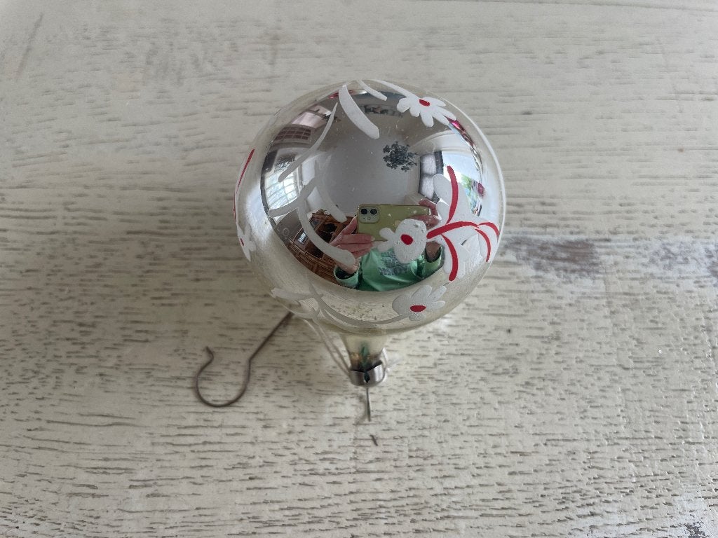 Retro / vintage kerstbal, Diversen, Ophalen of Verzenden, Gebruikt