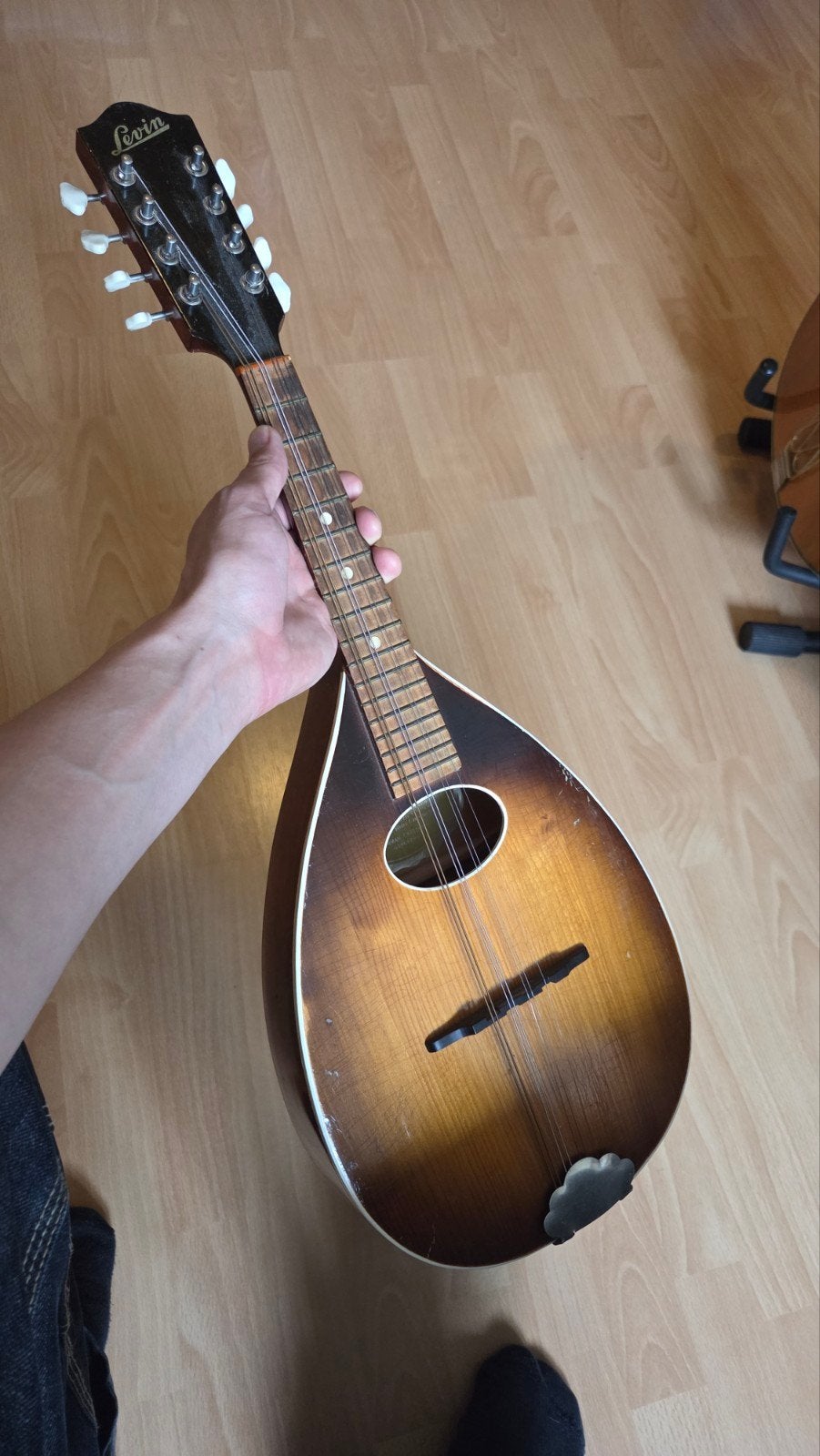 Vintage Levin Mandoline uit 1950 - Prachtige staat!, Ophalen of Verzenden, Gebruikt, Overige typen