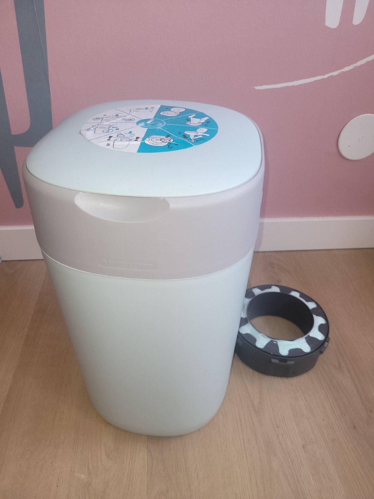 luieremmer mintgroen tommee tippee, 40 liter of meer, Ophalen, Kunststof