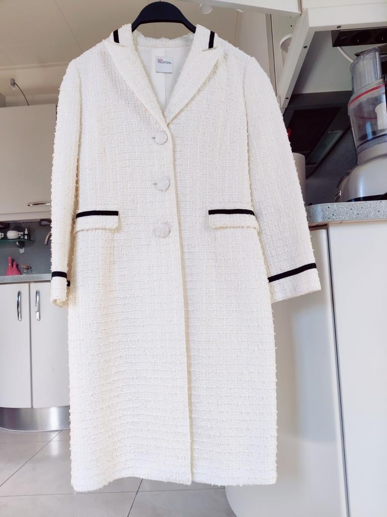 Red Valentino zomer jas maat 34/36 als nieuw €619, Ophalen of Verzenden, Zo goed als nieuw, Maat 34 (XS) of kleiner, Wit