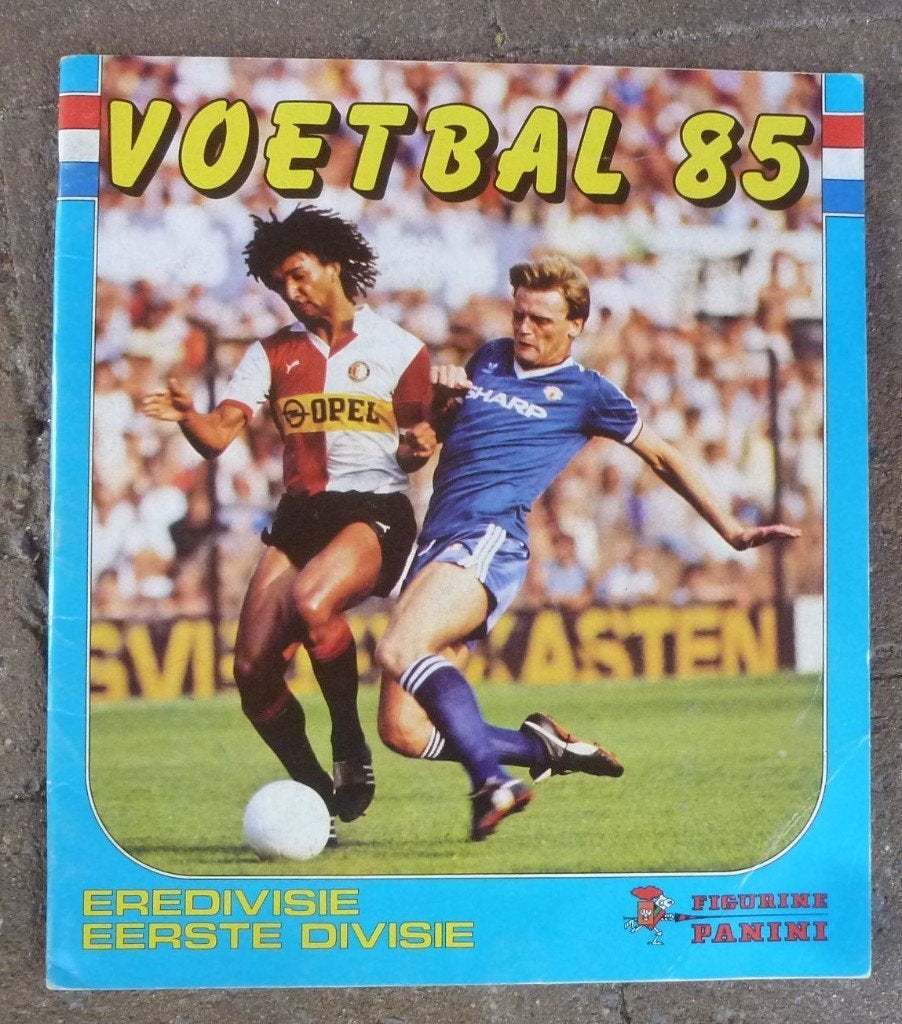Panini Voetbalplaatjesalbum 1985 met Gullit voorop (16), Ophalen of Verzenden, Gebruikt, Buitenlandse clubs, Poster, Plaatje of Sticker