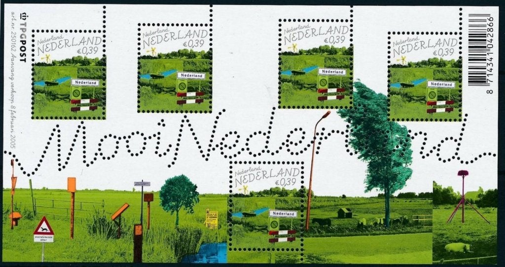 Nederland Blok Mooi Nederland (2) Nederland postfris, Postzegels en Munten, Ophalen of Verzenden, Na 1940, Postfris