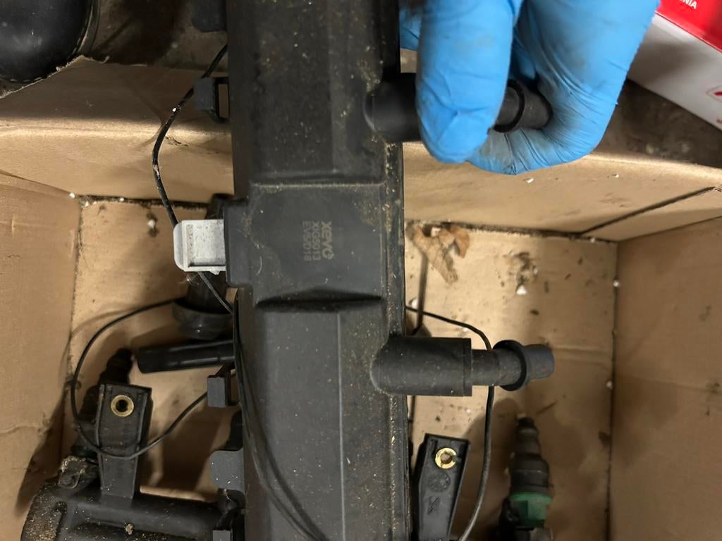 Bobine, fuelrail en injectoren voor Peugeot, Ophalen of Verzenden, Gebruikt, Peugeot