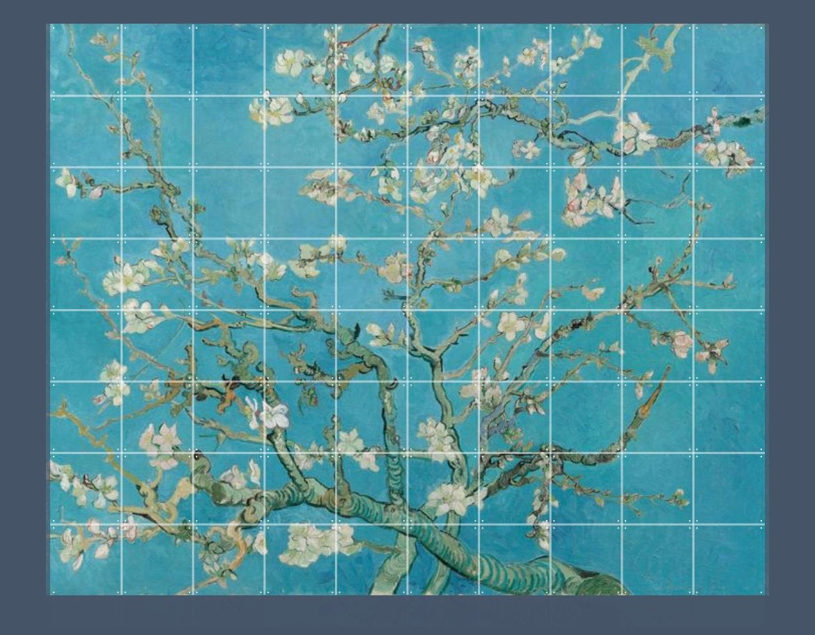 IXXI Amandelbloesem van Van Gogh 200x160 cm, Ophalen of Verzenden, Gebruikt, Print
