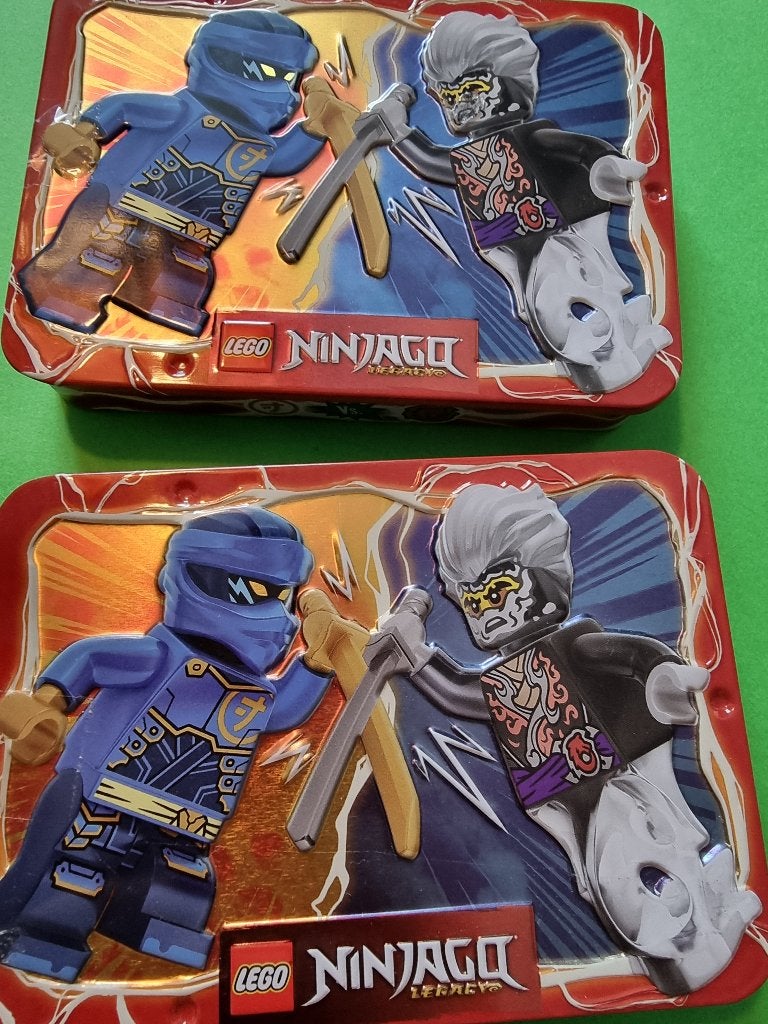 Lego Ninjago Jay vs.Cinder metal box 112503/nieuw, Lego, Nieuw, Ophalen of Verzenden, Minifiguur