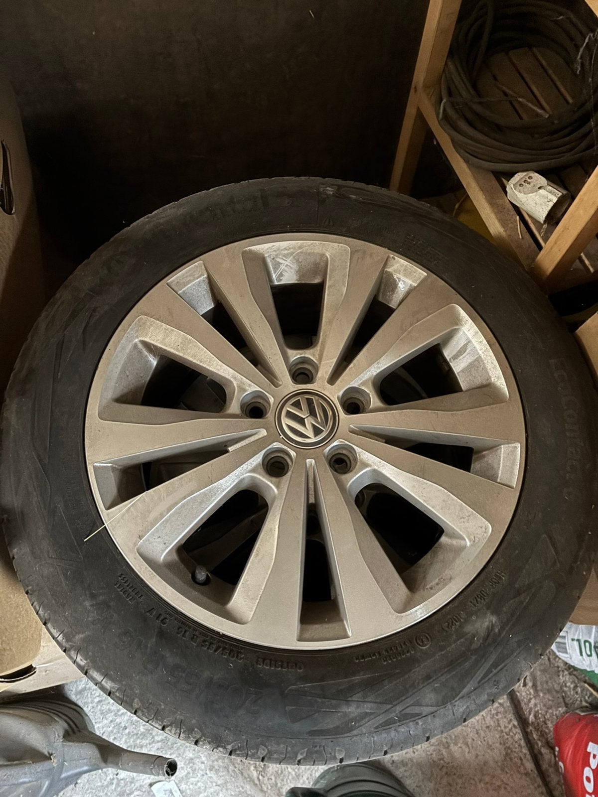 Velgen Toronto vw golf 7 - 205-55-16, Ophalen, Velg(en), 16 inch, 205 mm