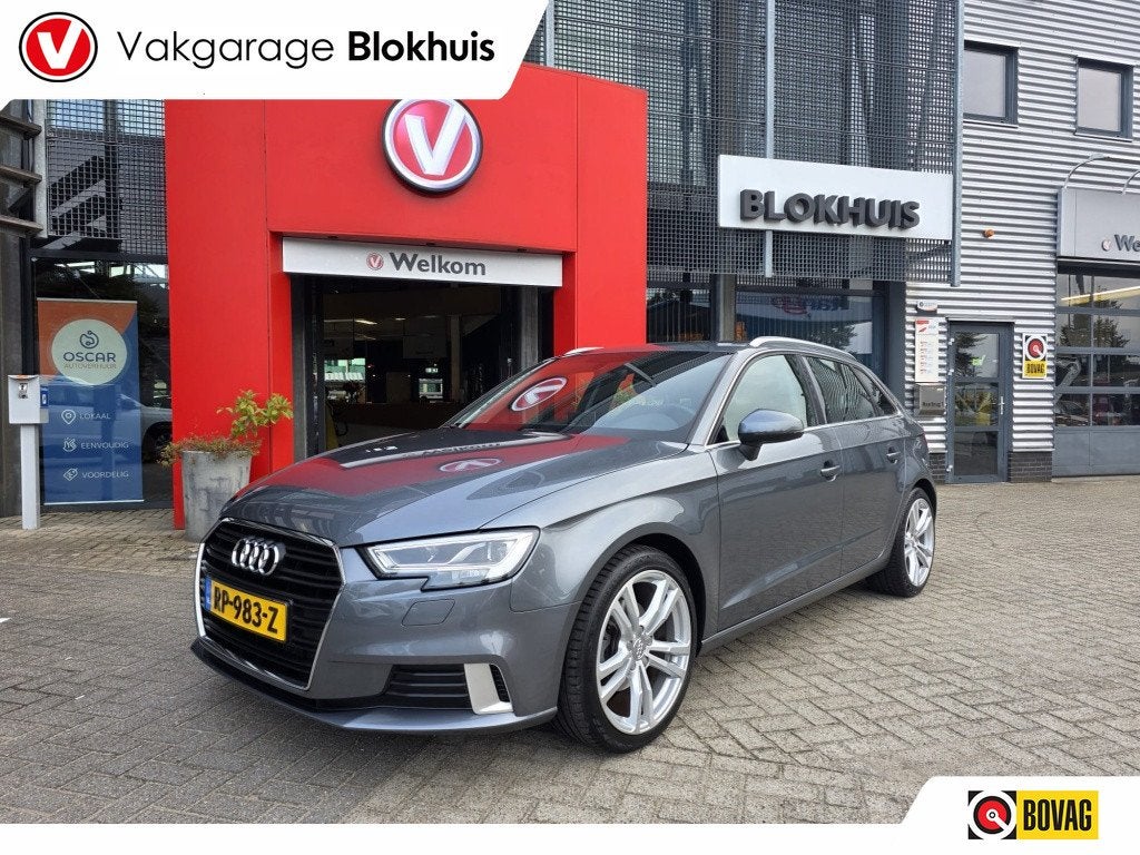 Audi A3 Sportback 116pk TFSI SportLine Edition | Navi | Crui, Auto's, 12 maanden, Stof, Gebruikt, Origineel Nederlands
