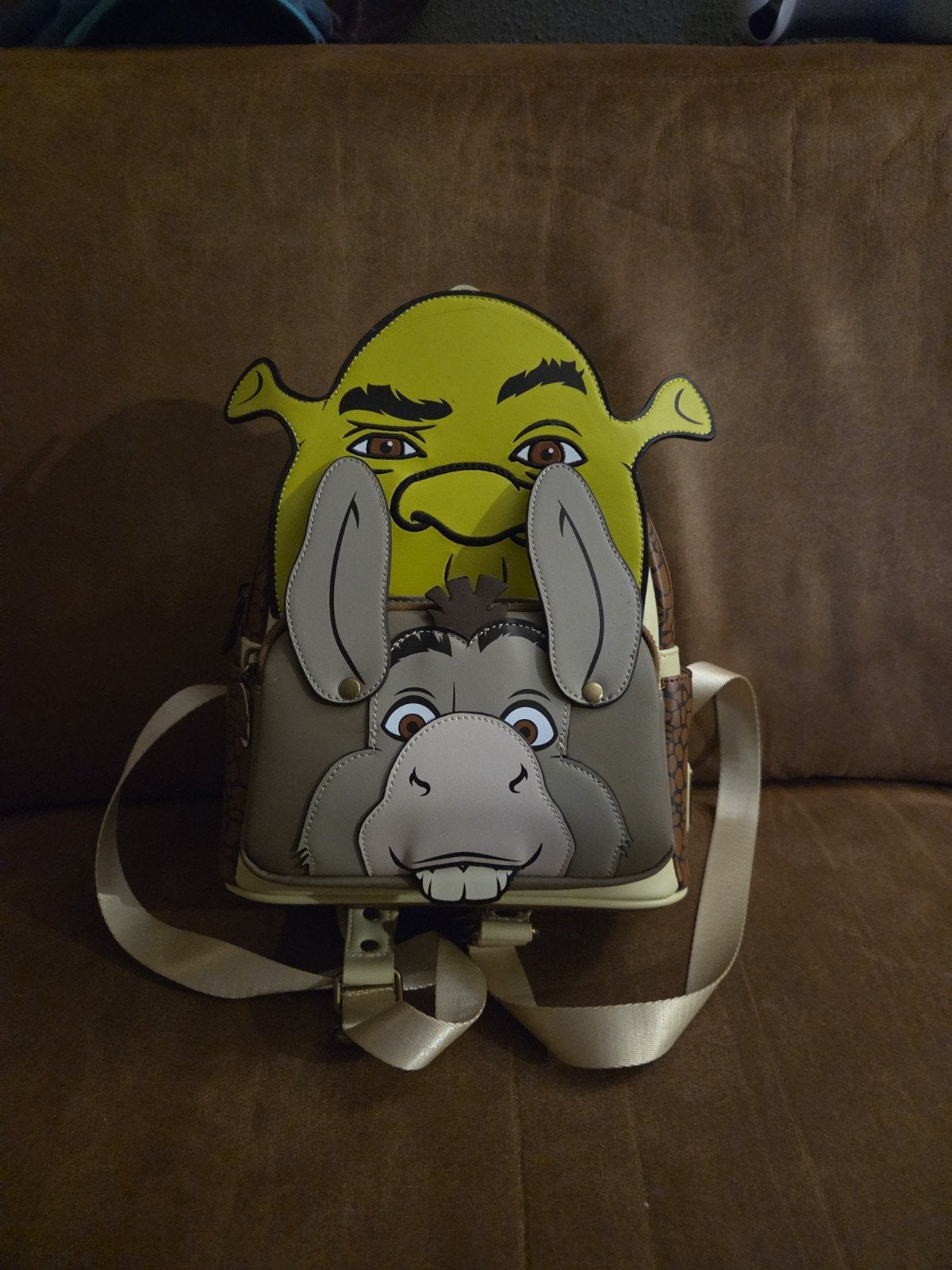 Loungefly Shrek en Donkey Mini Rugzak - Zo goed als nieuw, Ophalen, Zo goed als nieuw, Overige merken