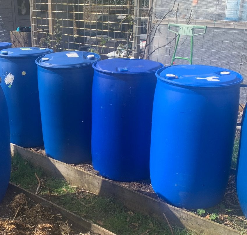 Kunstof vat 200 liter, 150 liter of meer, Ophalen, Zo goed als nieuw, Kunststof