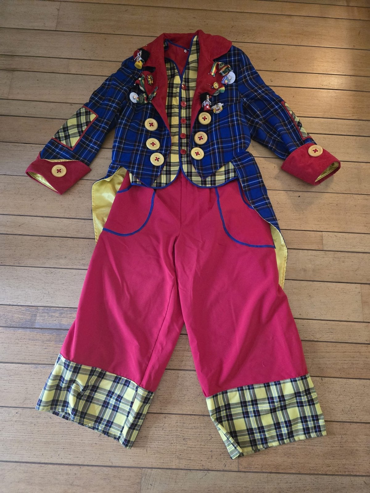 Clownspak Maat 40 - Perfecte staat, Kleding | Dames, Carnaval, Zo goed als nieuw, Kleding, Ophalen