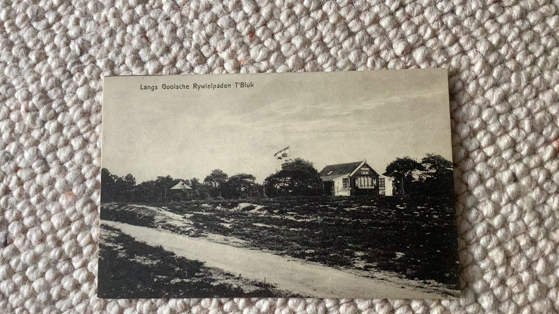 Ansichtkaart Langs Gooische Rywielpaden T’Bluk 1918. 987, Ophalen of Verzenden, Voor 1920, Gelopen, Noord-Holland