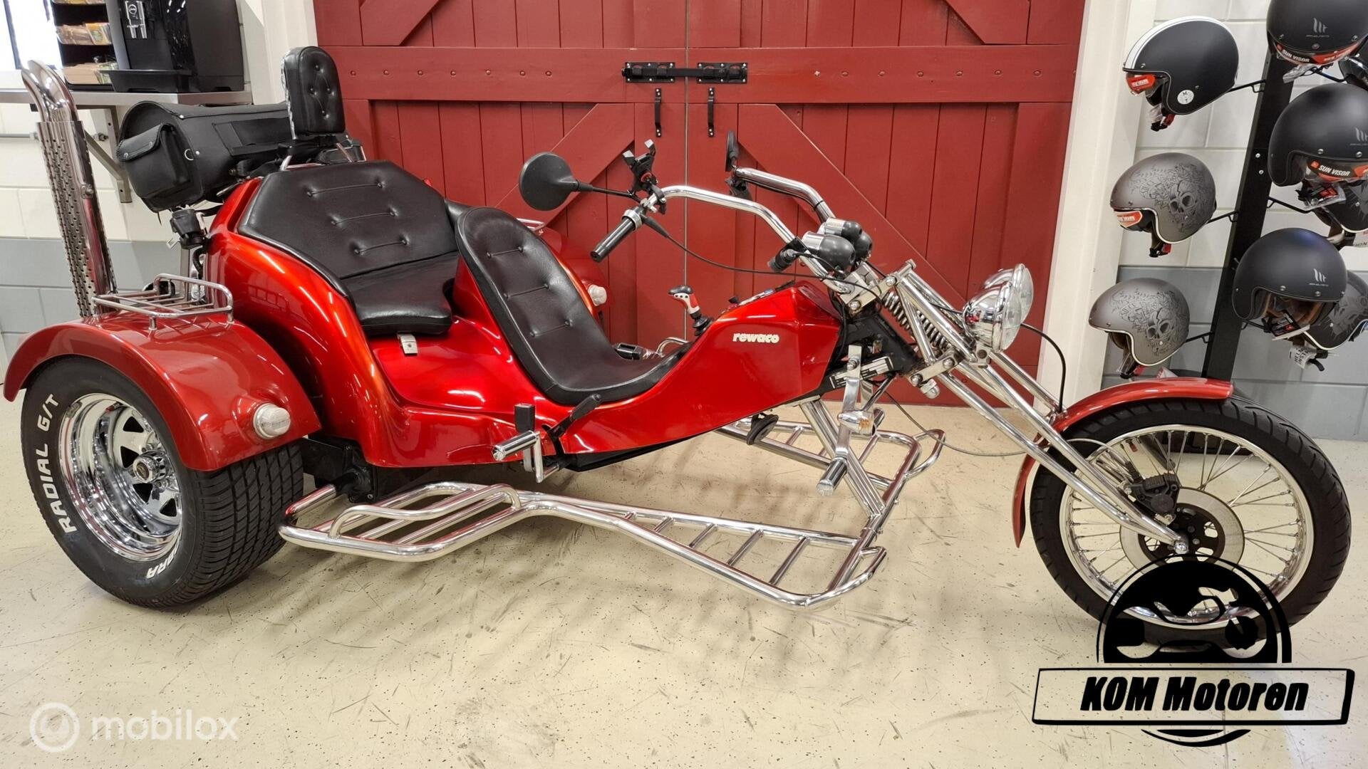 Rewaco HS1/2 1600cc Trike *SUPER AANBIEDING!*RVS BEENBEUGEL*, 1584 cc, 12 t/m 35 kW