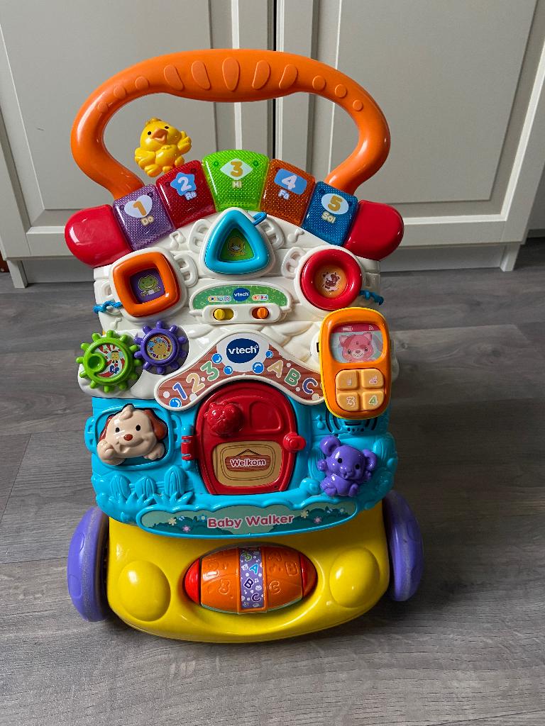 Vtech loopwagen, Kinderen en Baby's, Speelgoed | Vtech, Ophalen, Zo goed als nieuw, 6 maanden tot 2 jaar