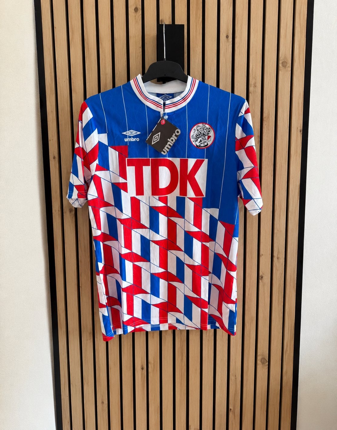 Ajax TDK 89/90 uit shirt retro voetbal  L, XL en XXL nieuw, Nieuw, Overige maten, Voetbal, Meerkleurig