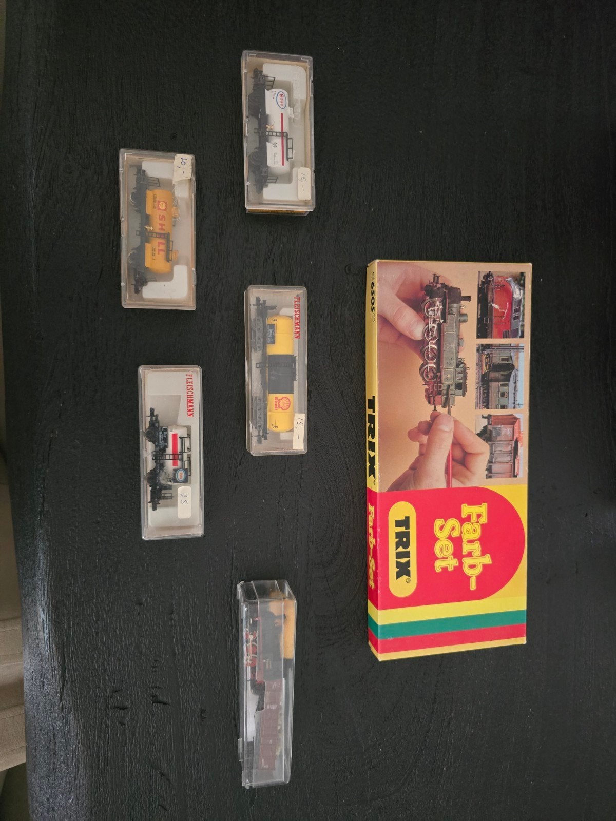 Fleischmann model treintjes en Trix verfset, Hobby en Vrije tijd, Modeltreinen | H0, Gebruikt, Wagon, Ophalen of Verzenden, Fleischmann