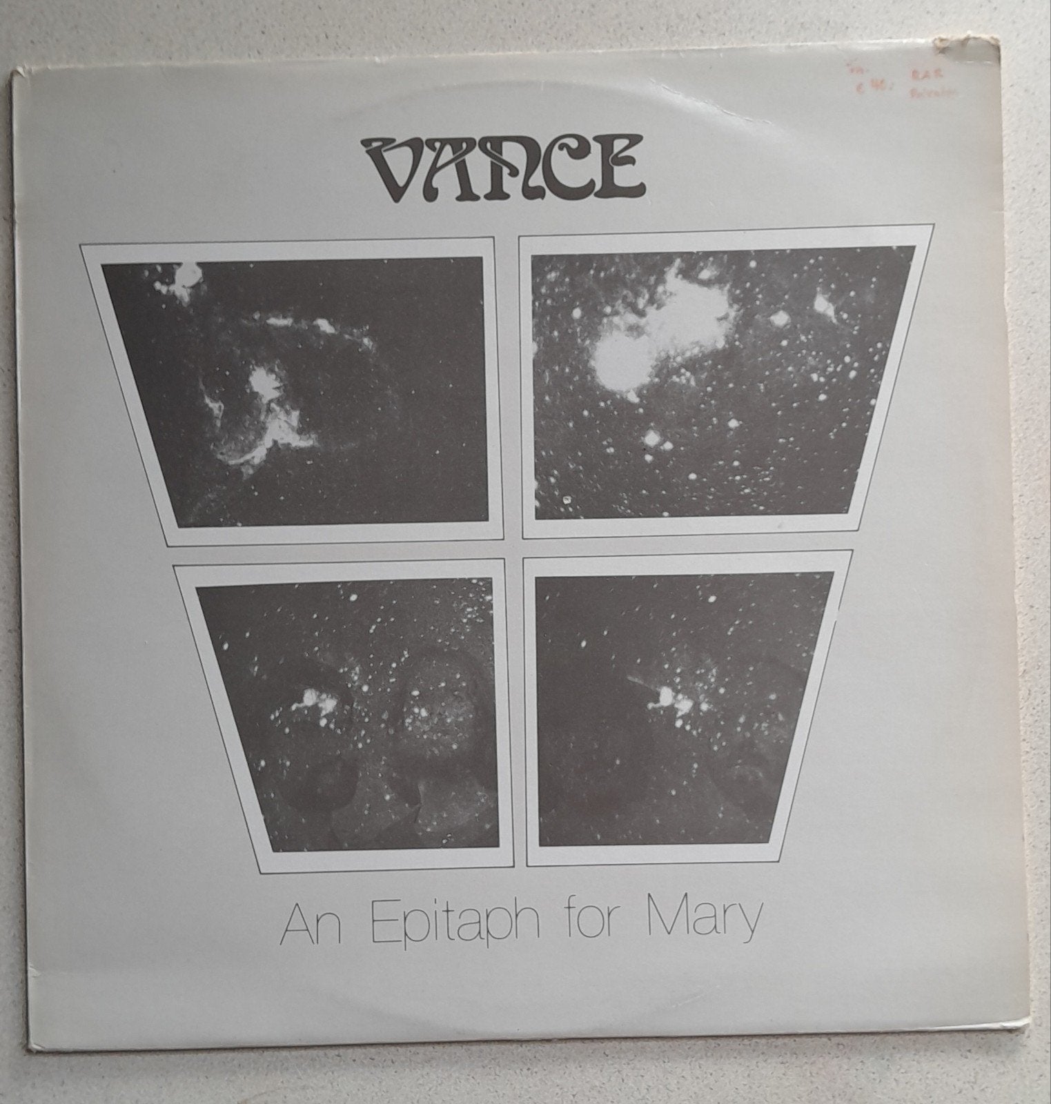 lp vance - an epitaph for mary (prog rock), Ophalen of Verzenden, Gebruikt, 12 inch, Poprock