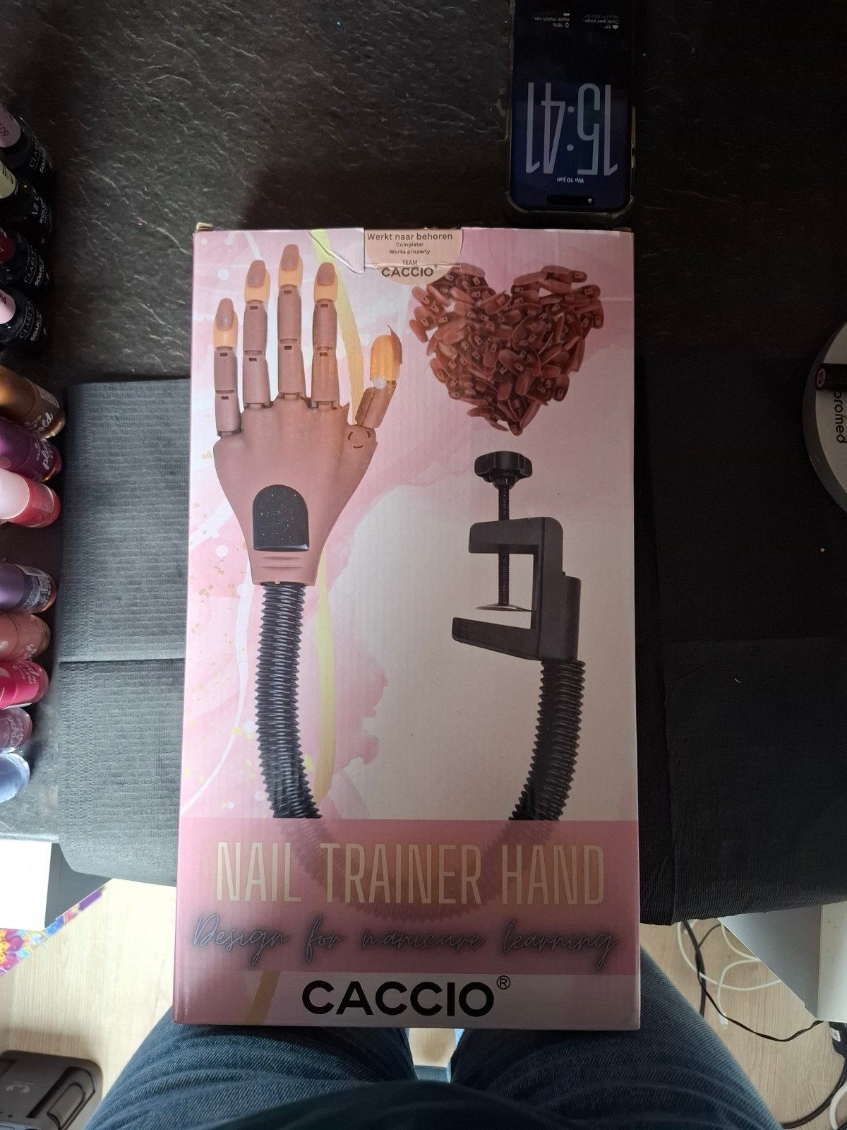 Nail Trainer Hand - Oefenhand voor nagelstyling, Gereedschap of Toebehoren, Meerkleurig, Ophalen of Verzenden, Zo goed als nieuw