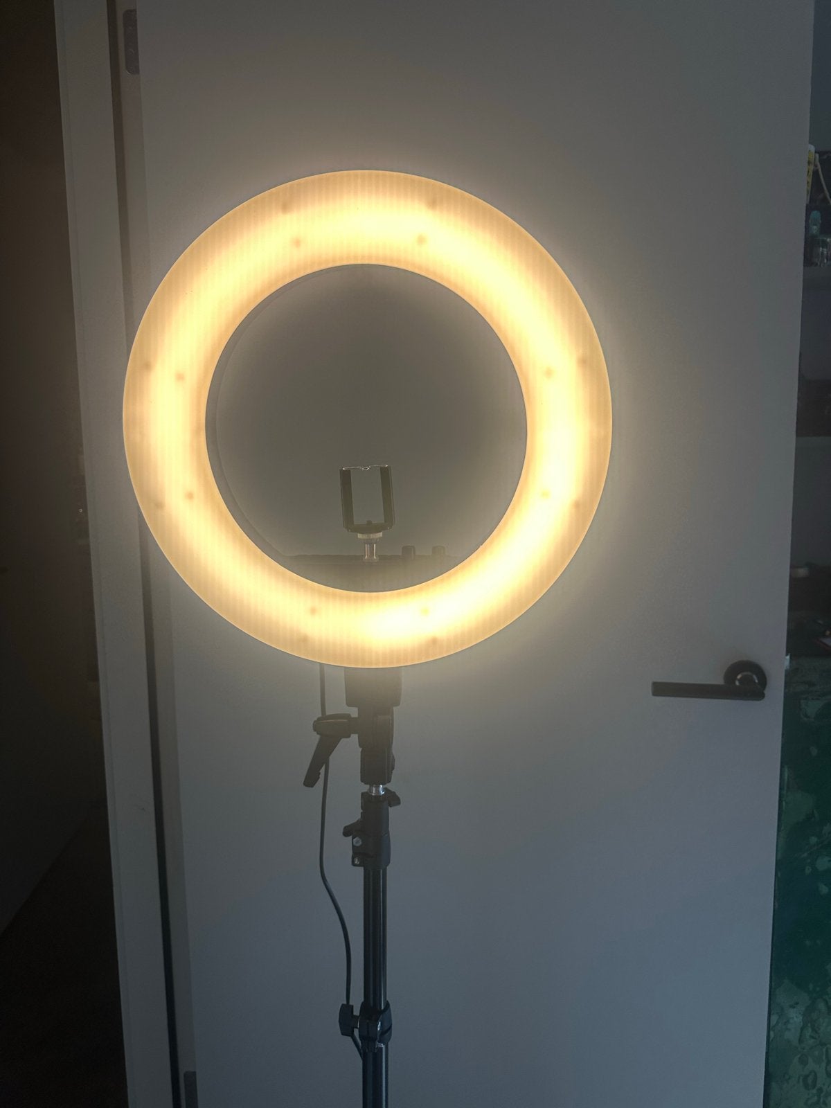 Ringlamp CY-R50L met statief en telefoonhouder, Audio, Tv en Foto, Fotografie | Professionele apparatuur, Overige merken, Belichting