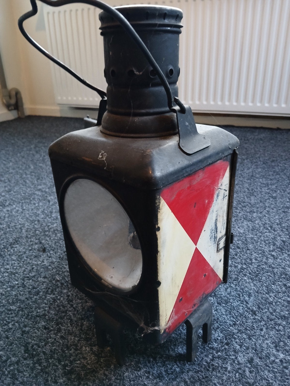 Antieke Spoorweglamp - Vintage Seinlamp, Ophalen