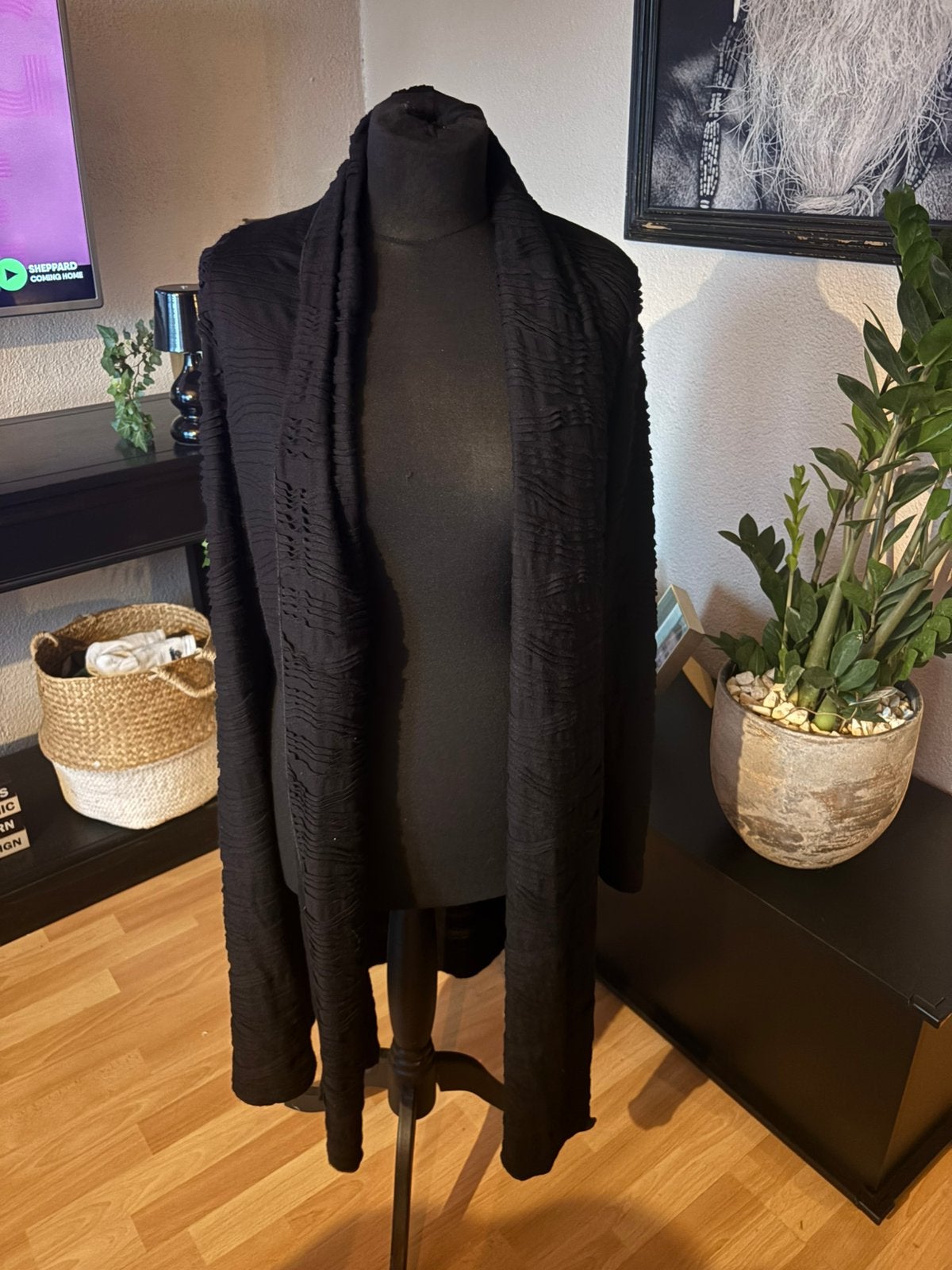Elsewhere mooi apart zwart vest mt M ZGAN, Ophalen of Verzenden, Zo goed als nieuw, Maat 38/40 (M), Zwart