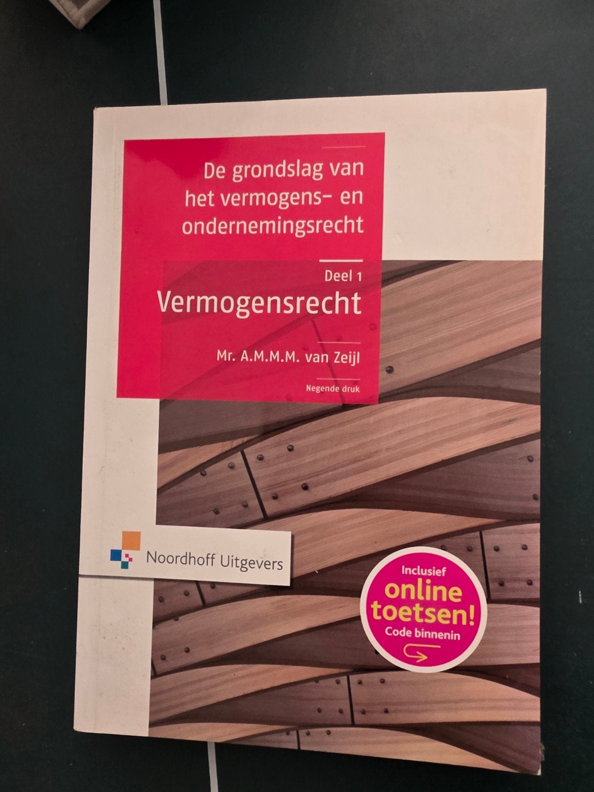 Vermogensrecht Deel 1 - Mr. A.M.M.M. van Zeijl, Zo goed als nieuw, Mr. A.M.M.M. van Zeijl, Gamma, HBO