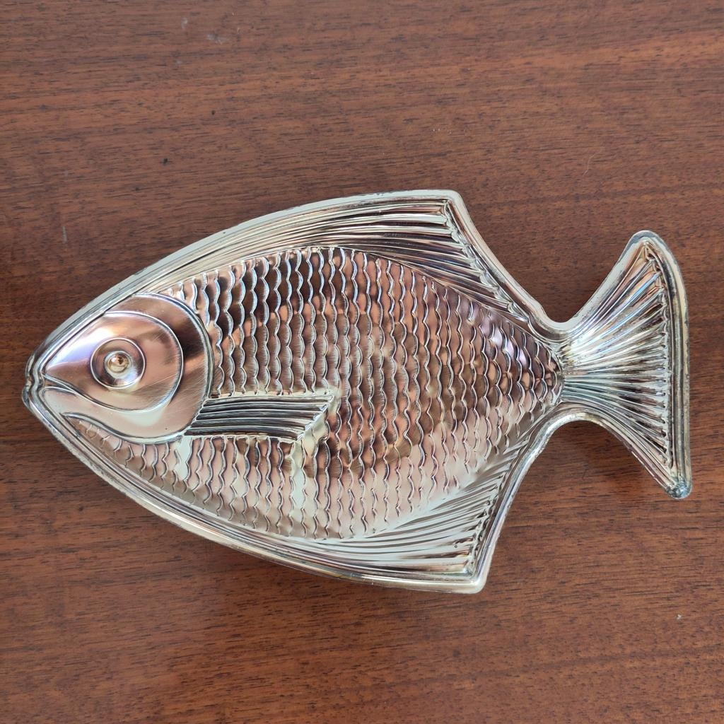 Blikken bonbon schaaltje vis, Overige materialen, Nieuw, Ophalen of Verzenden, Schaal of Schalen
