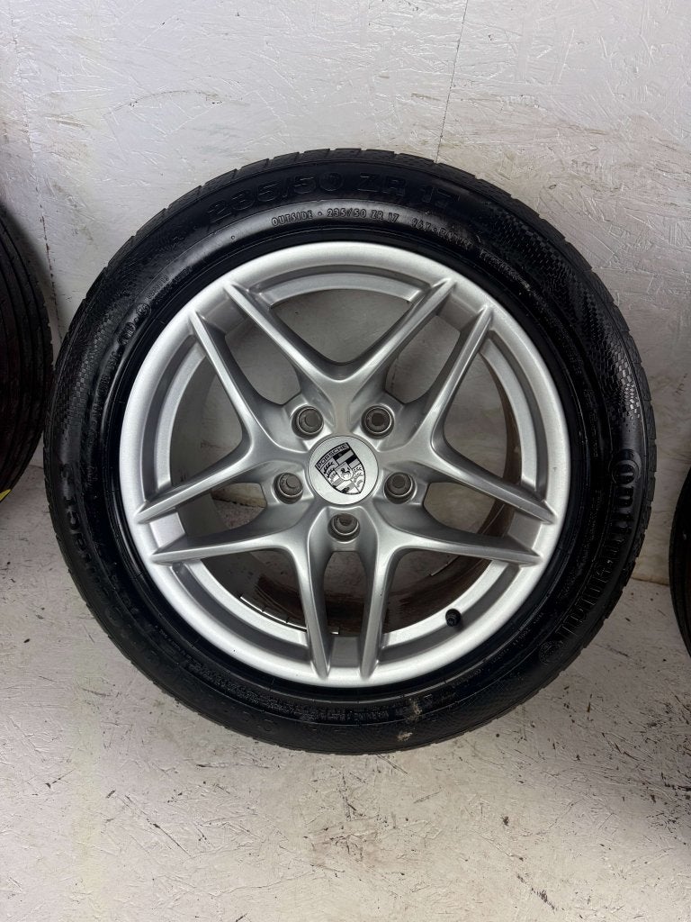 Originele Porsche Boxster Cayman 987 velgen 17" 5x130 zomer, Niet ingevuld, Gebruikt, Banden en Velgen, Niet ingevuld