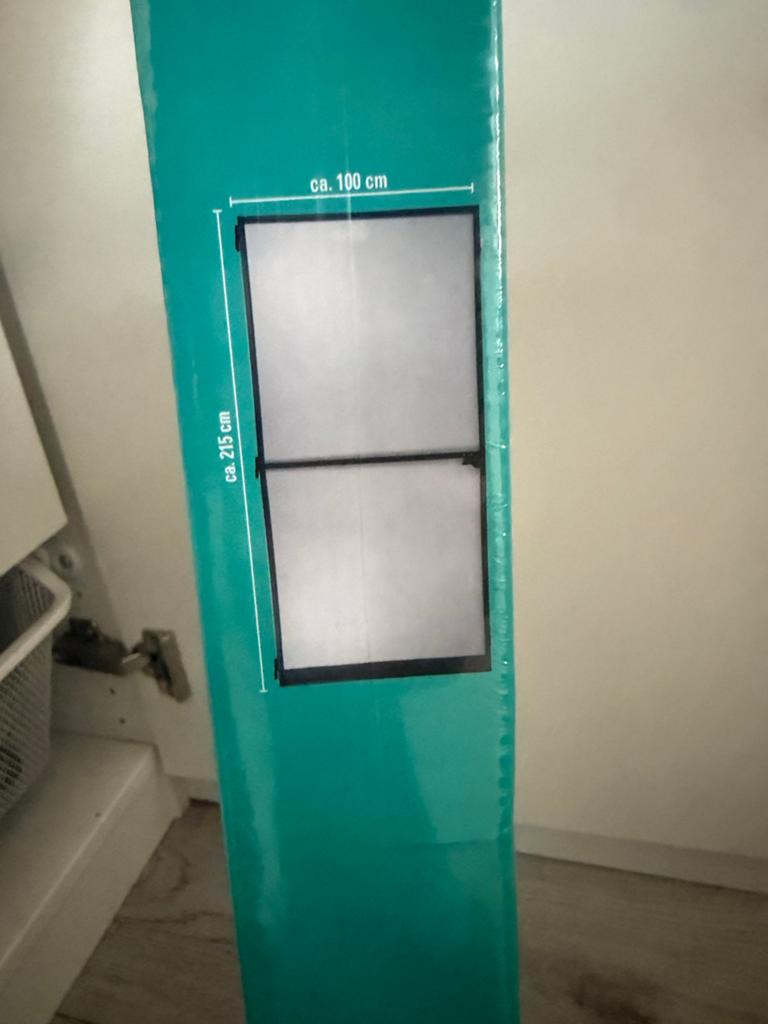 Vliegengordijn voor enkele deuren (max 100x215cm), Doe-het-zelf en Verbouw, Deuren en Horren, 80 tot 100 cm, 215 cm of meer, Hordeur