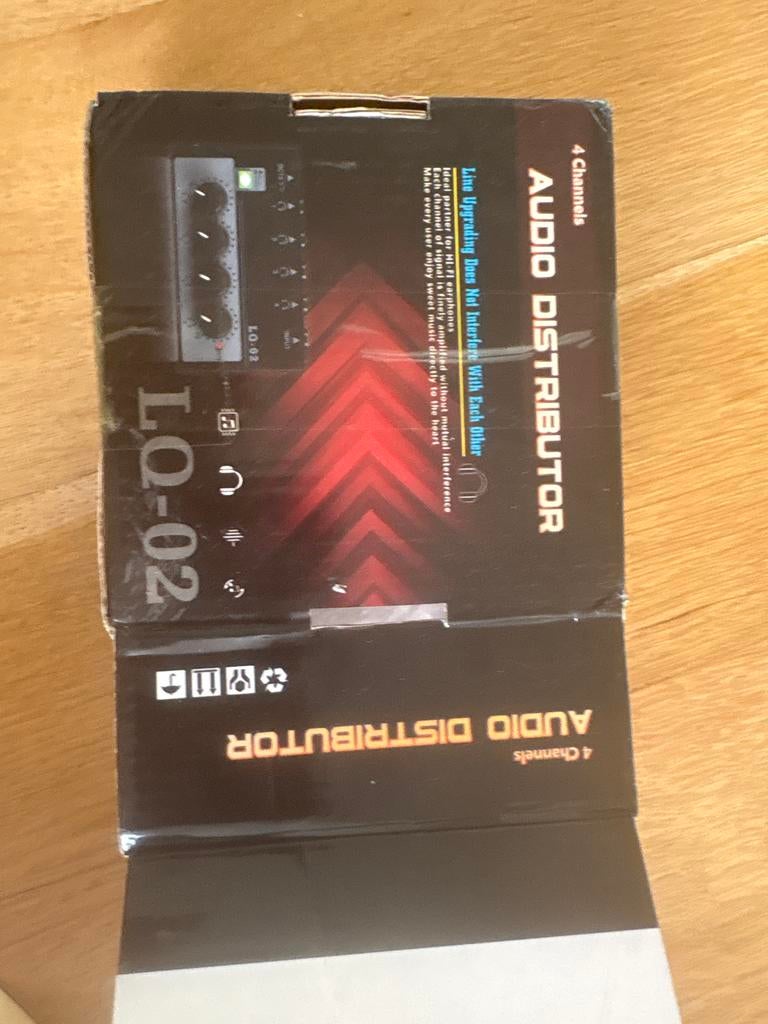 LQ-02 4-kanaals Audio Distributor / Hoofdtelefoonversterker, Ophalen of Verzenden, Nieuw