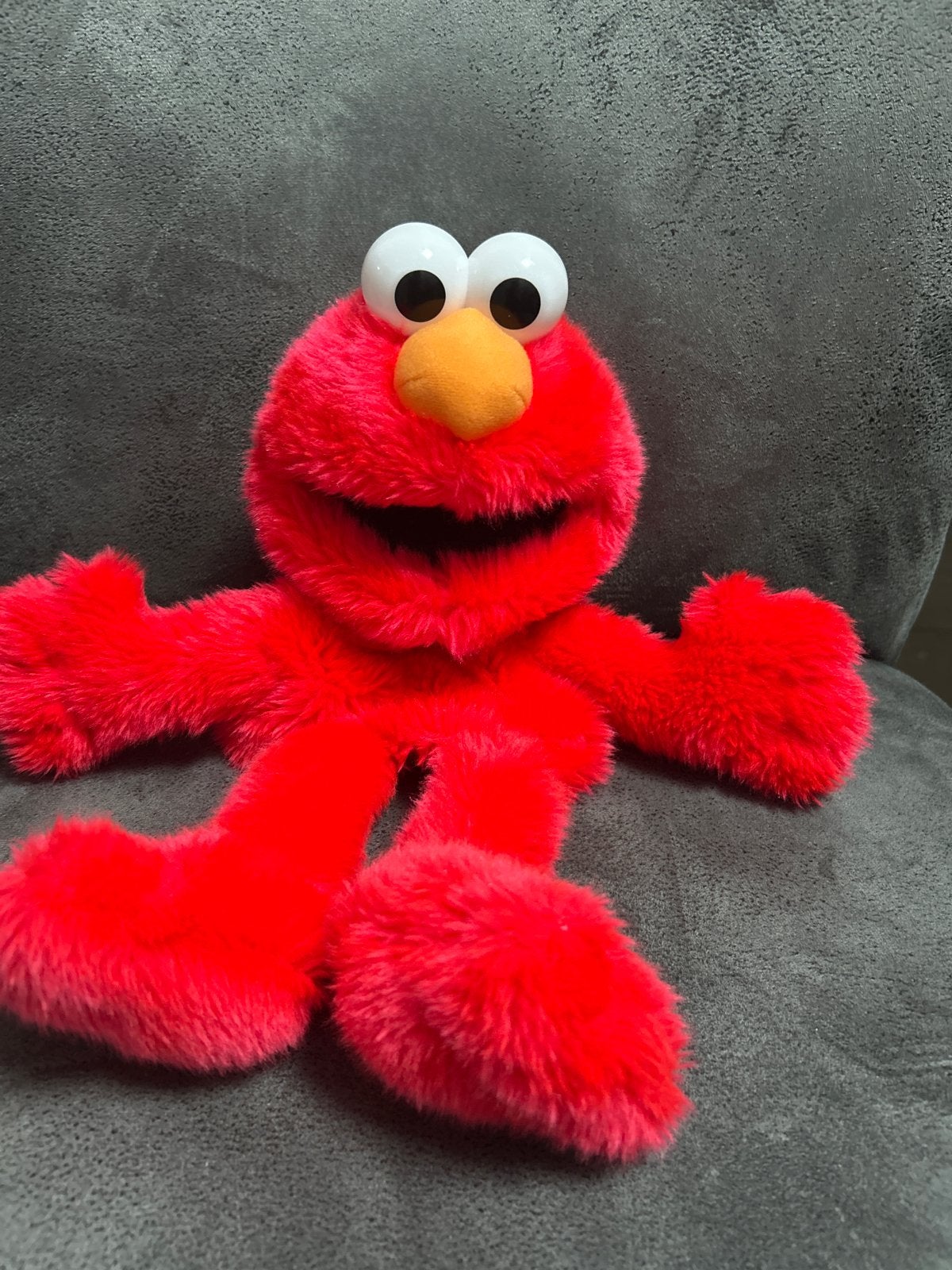 Sesamstraat Elmo Handpop, Kinderen en Baby's, Overige merken, Overige karakters, Overige typen, Ophalen of Verzenden