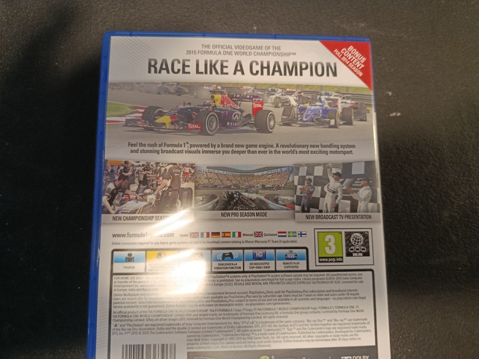 F1 2015 PS4 - Race als een kampioen!, Online, 1 speler, Racen en Vliegen, Ophalen of Verzenden