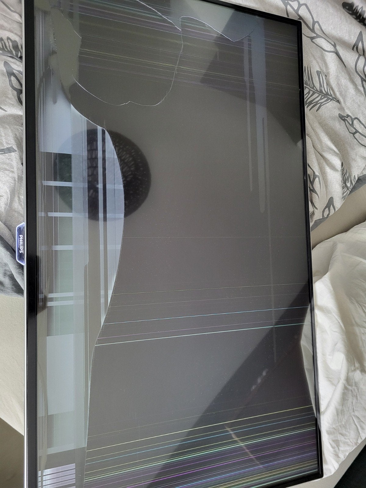 Philips 43 inch 43" smart tv scherm defect, Philips, LED, 50 Hz, Ophalen of Verzenden