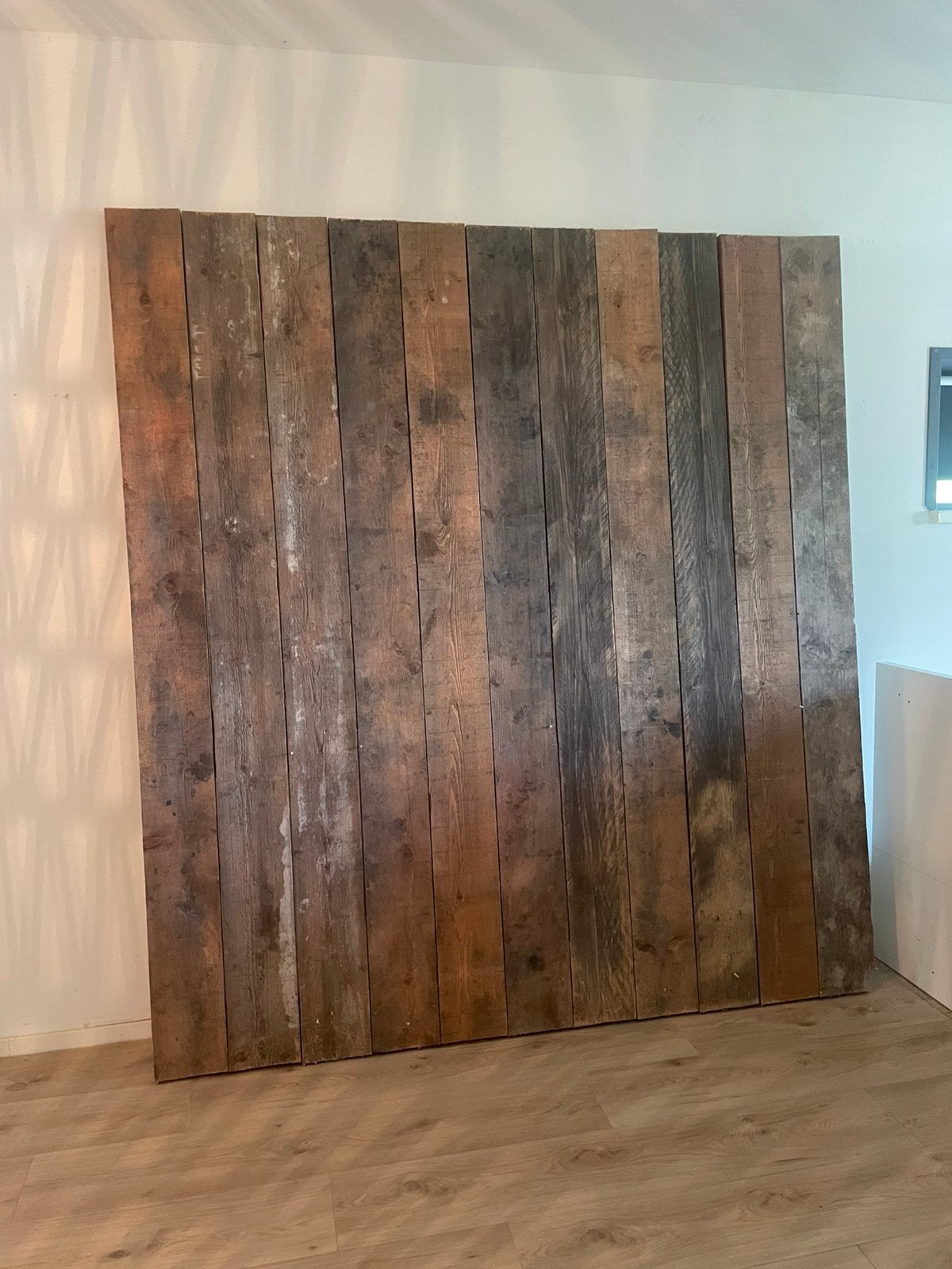 Wand hout, Ophalen, Zo goed als nieuw, 200 cm of meer, 150 tot 200 cm