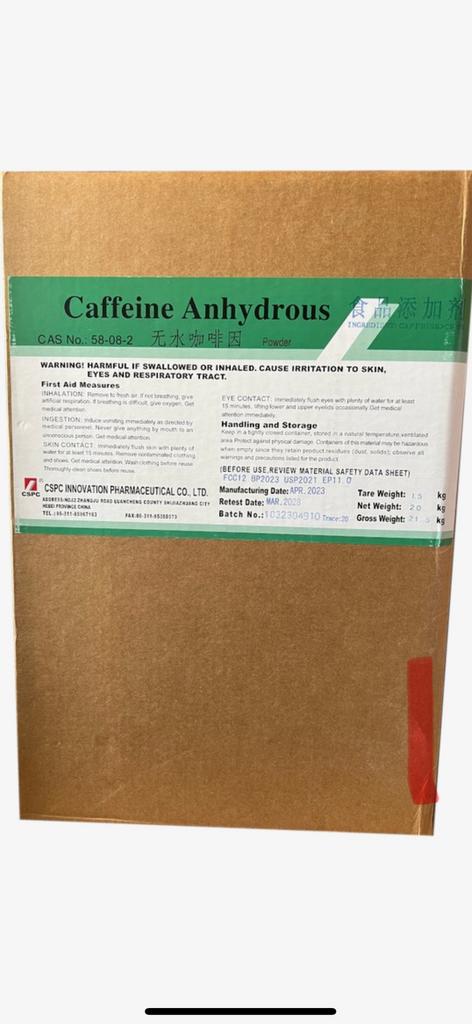 Caffeine poeder cafeïne, Sport en Fitness, Ophalen, Nieuw, Overige typen