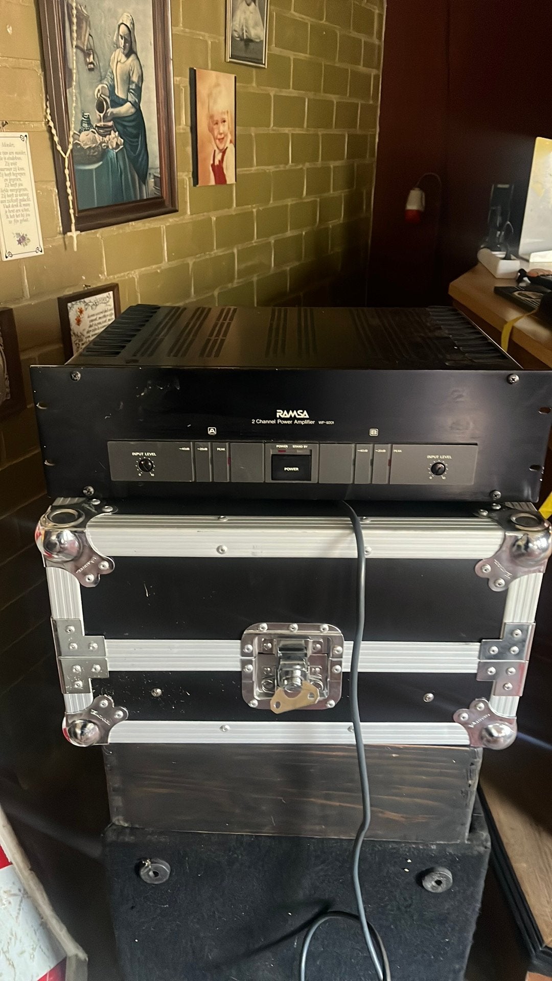 Ramsa amp, Muziek en Instrumenten, Ophalen, Zo goed als nieuw, Minder dan 500 watt