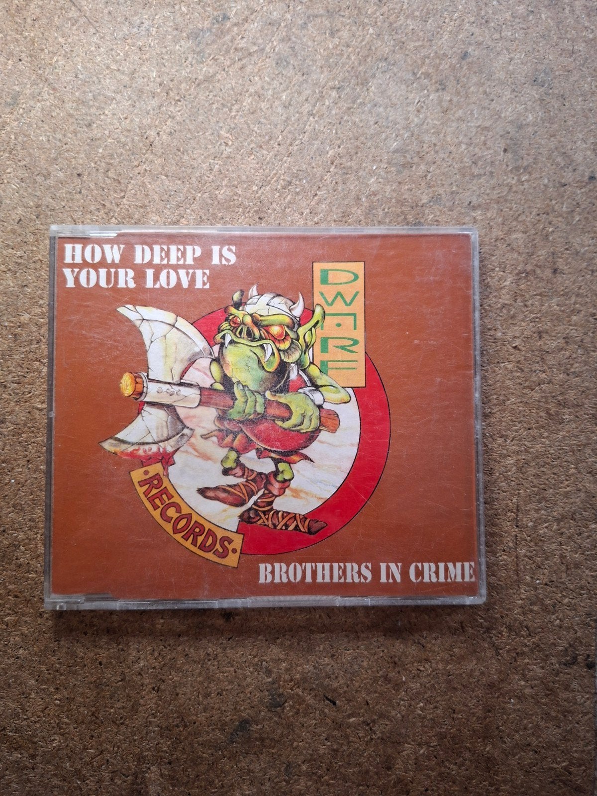 Brothers in Crime - How Deep Is Your Love (Dwarf Records), Ophalen of Verzenden, Gebruikt, Hardcore, Single
