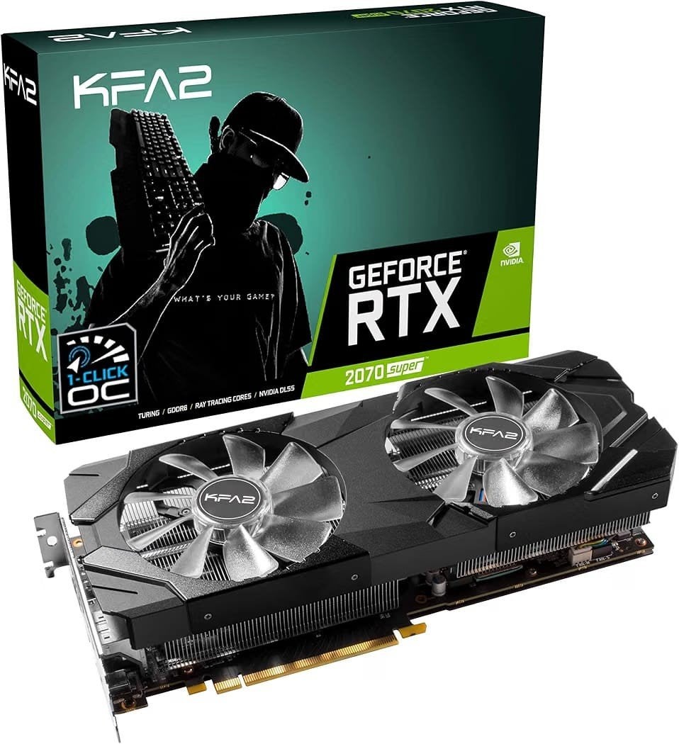 KFA2 GeForce RTX 2070 EX videokaart, Computers en Software, Videokaarten, Ophalen, Gebruikt, GDDR6, PCI-Express 3