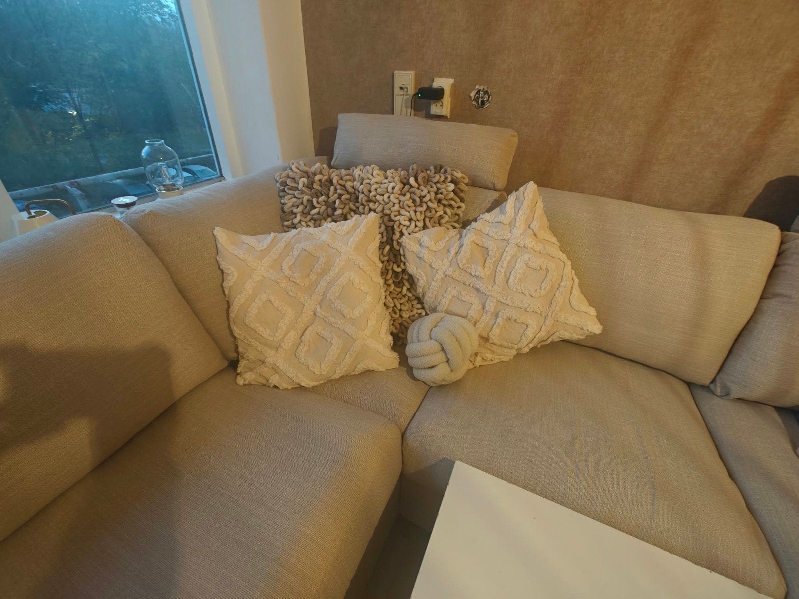 Foto 5 van IKEA Vimle hoekbank / U bank beige met chaise longue
