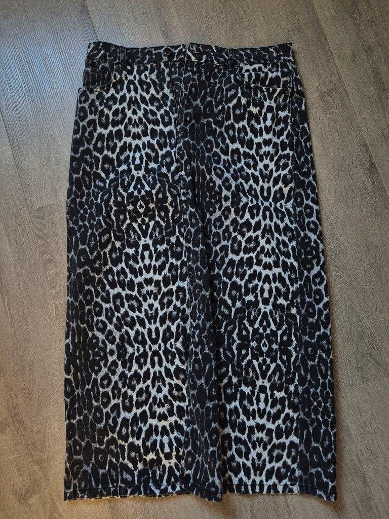 Rok van Co couture mt L panterprint zwart wit., Kleding | Dames, Maat 38/40 (M), Zwart, Nieuw, Ophalen of Verzenden