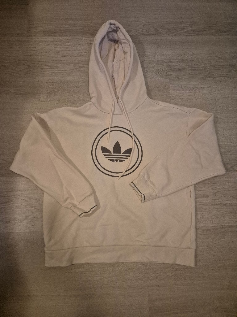 Hoedie adidas, Maat 38/40 (M), Adidas, Beige, Ophalen of Verzenden