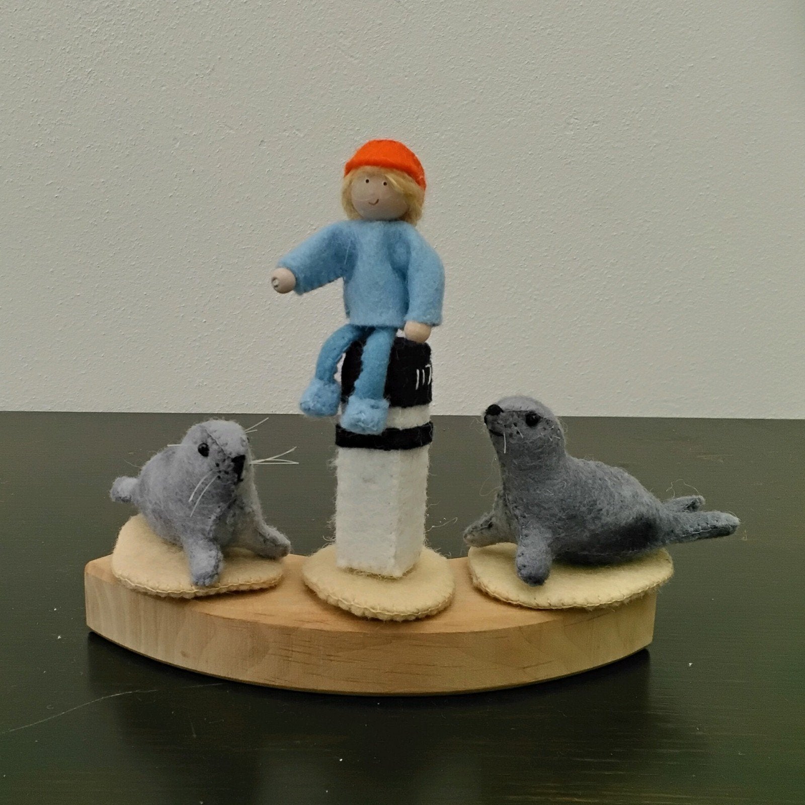 Stekers op jaarring, Ophalen of Verzenden, Nieuw, Figuurtje(s), Wolvilt