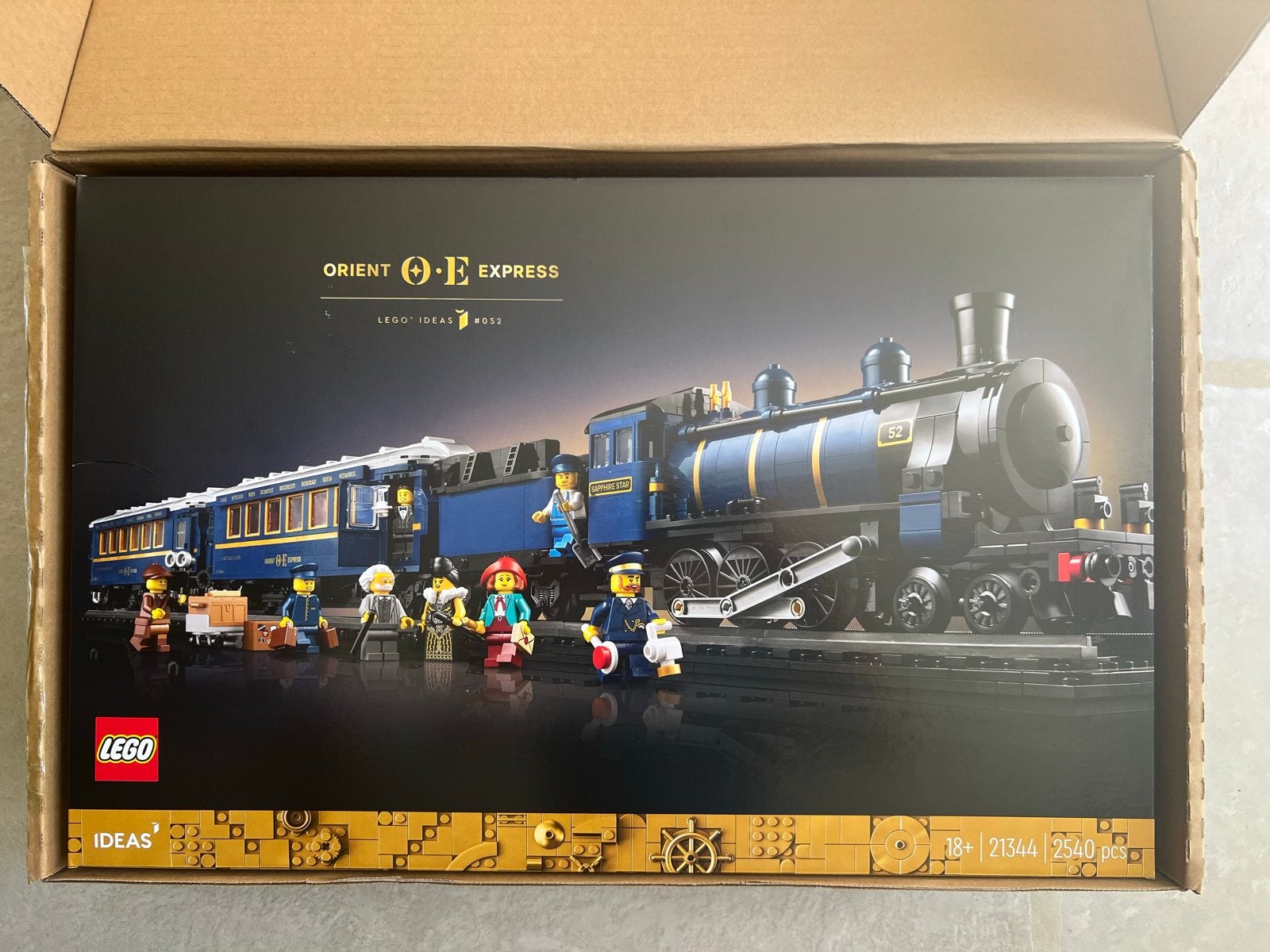 Nieuwe LEGO Ideas 21344 Orient Express Trein Set, Kinderen en Baby's, Speelgoed | Duplo en Lego, Nieuw, Lego, Complete set, Ongeopend/sealed