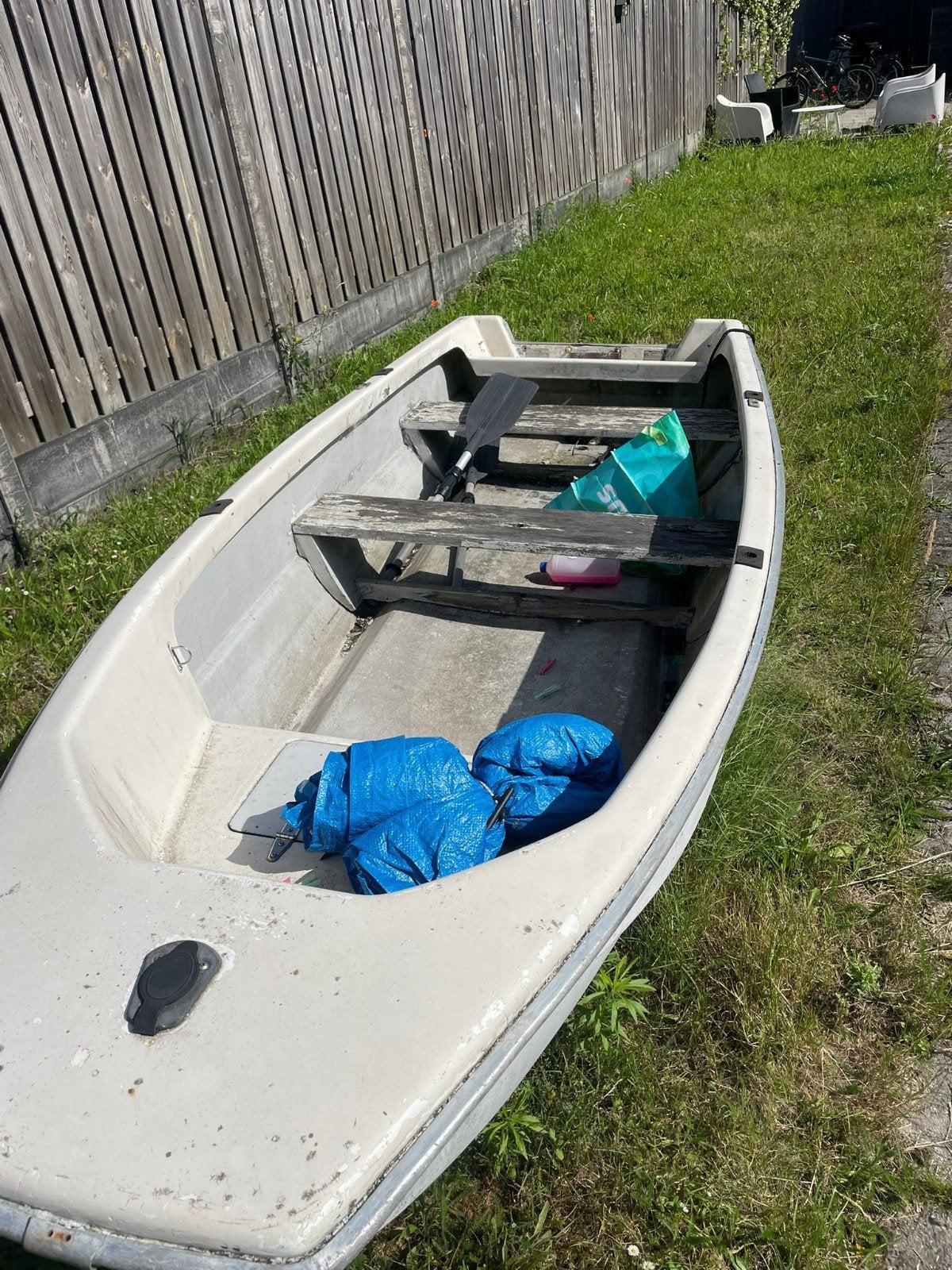 Mooi wit bootje - Om mee te varen na 't opknappen., Watersport en Boten, Ophalen, Zo goed als nieuw, Overige typen