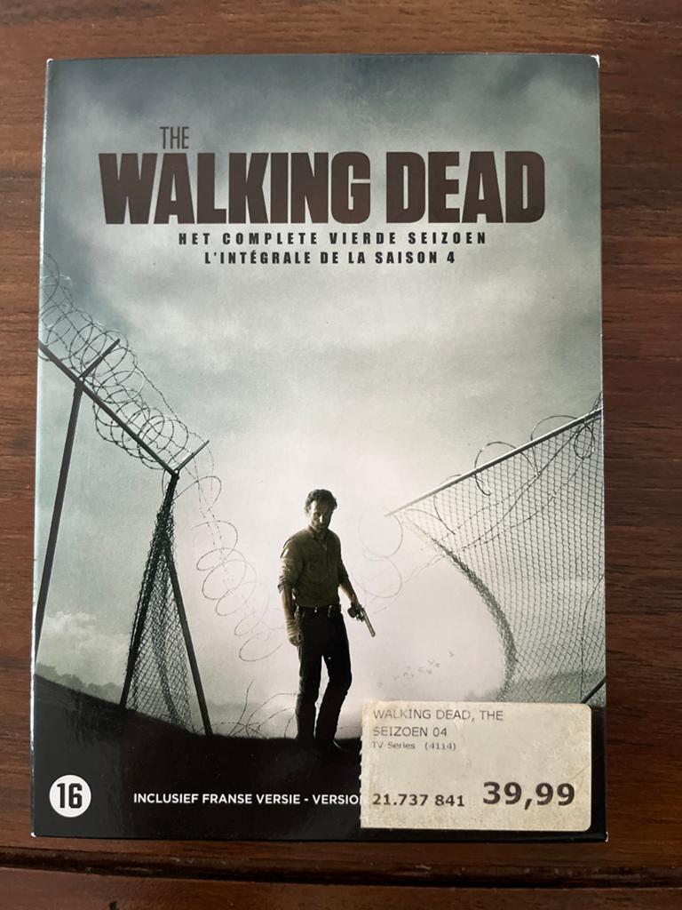 The Walking Dead Seizoen 4 DVD - Zo goed als nieuw, Cd's en Dvd's, Dvd's | Tv en Series, Horror, Vanaf 16 jaar, Boxset, Ophalen of Verzenden
