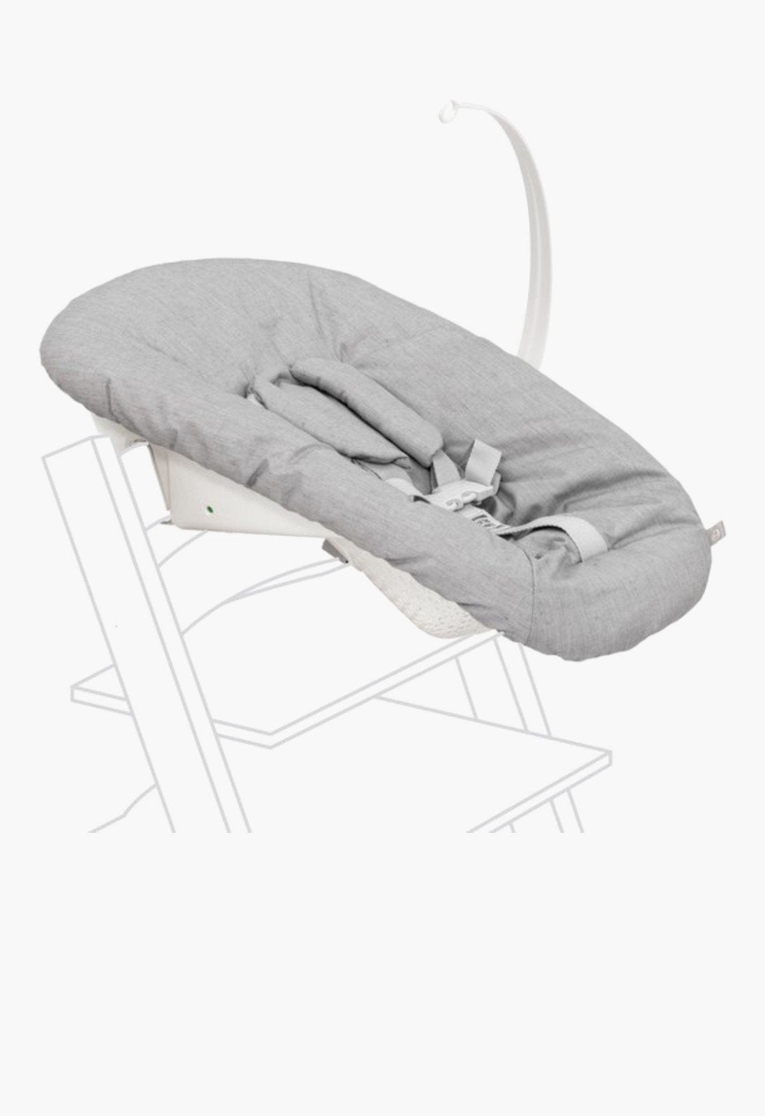 stokke triptrap baby kuipje, Kinderen en Baby's, Ophalen, Zo goed als nieuw, Meegroeistoel, Gordel(s)