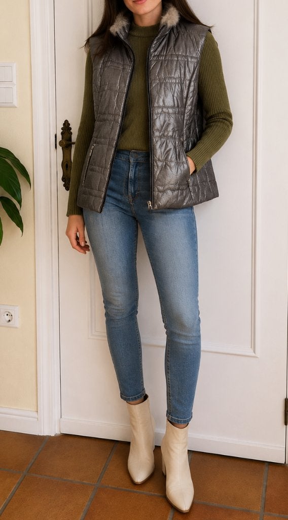 Faber lichtgewicht, gewatteerde bodywarmer maat 38/40, Kleding | Dames, Maat 38/40 (M), Ophalen of Verzenden, Zo goed als nieuw