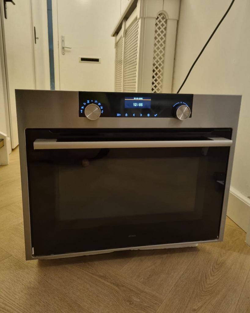 Atag combi oven magnetron cx4611D, Ophalen, Zo goed als nieuw, Draaiplateau