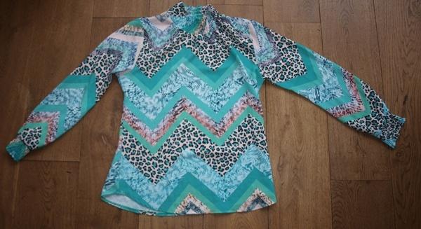 Groene Print Longsleeve Pescara (M), Kleding | Dames, Maat 38/40 (M), Pescara, Ophalen of Verzenden, Lange mouw